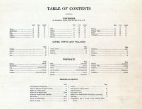 Table of Contents, Grundy County 1911